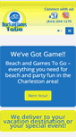 Mobile Screenshot of beachandgamestogo.com